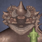 gentle giant and little green fellow