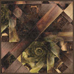 miroir de bois