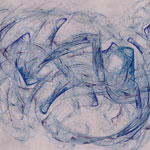   Composition in Blue